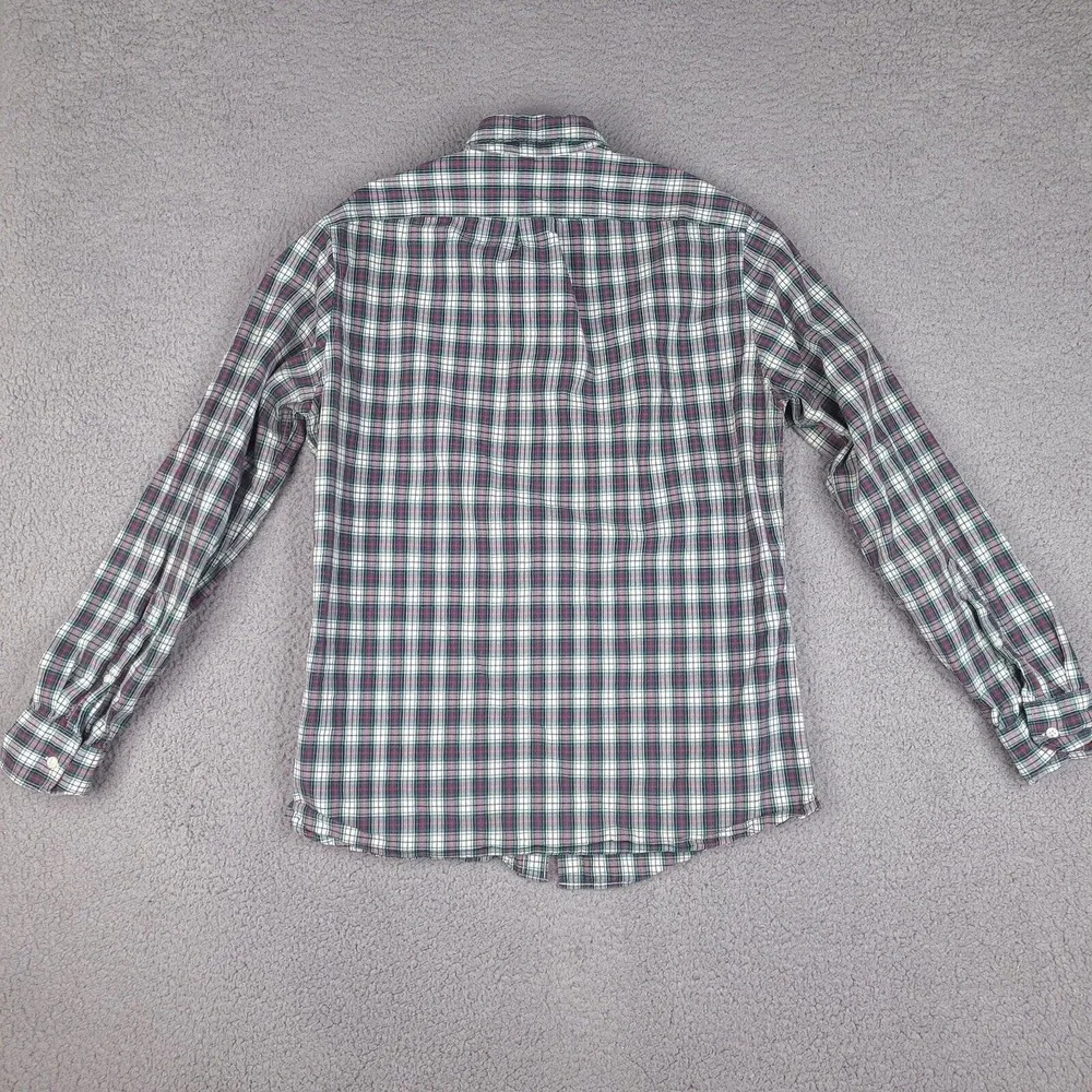 J Crew Shirt Mens Medium Classic Fit Plaid Button‎ Down Multicolor